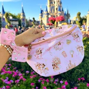 Disney Themed  Castles and Carousel Belt Bag